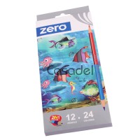 Մատիտներ գունավոր «Zero» 24 գույն