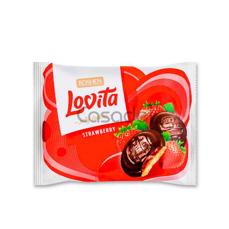 Թխվածքաբլիթ Roshen Lovita 420գ ելակ