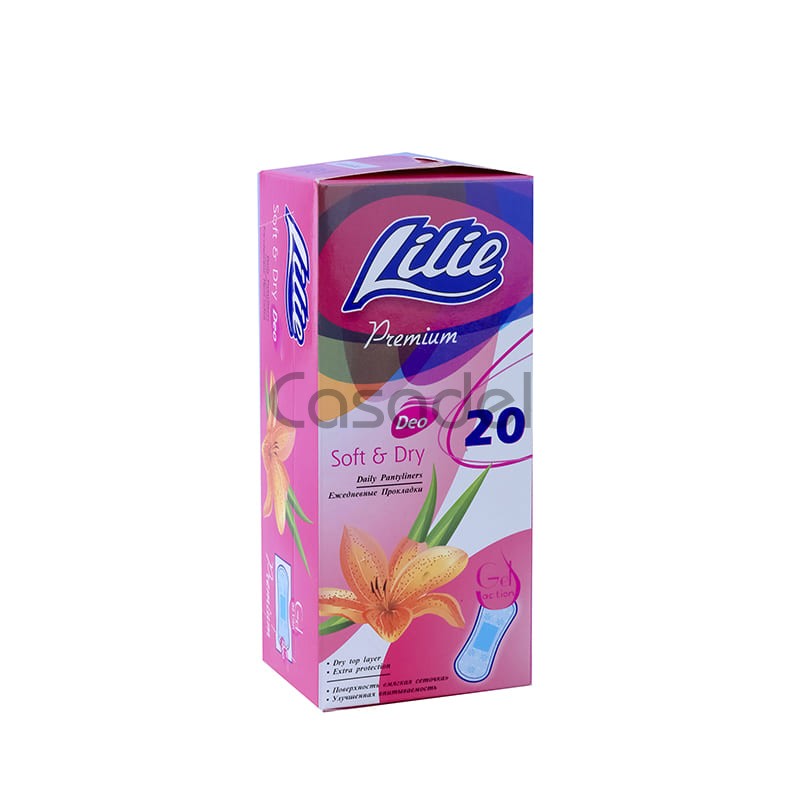 Միջադիրներ ամենօրյա «Lilie» Premium Soft&Dry 20 հատ