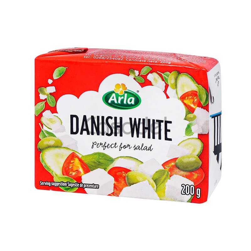 Պանիր Arla Դանիշ Սպիտակ 200գ