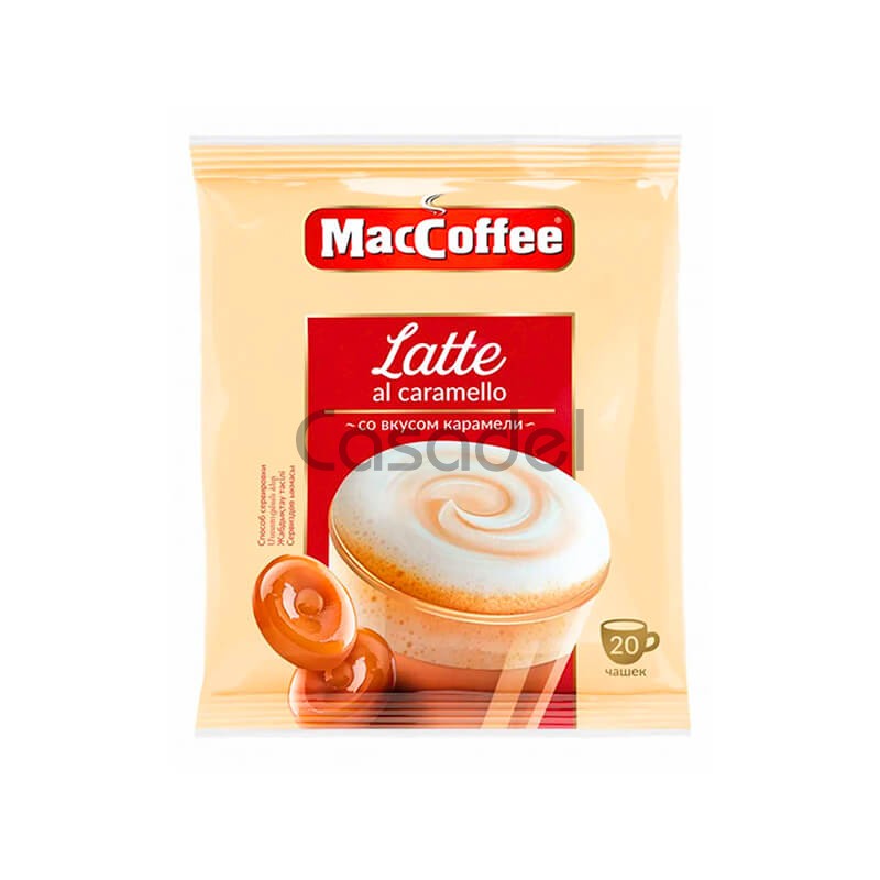 Սուրճ լուծվող Maccoffee 22գ լատտե կարամելով
