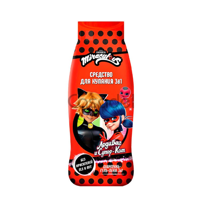 Մանկական շամպուն/լոգանքի գել-փրփուր «Miraculous» 400մլ