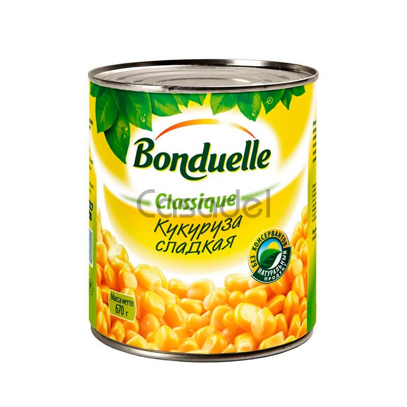 Եգիպտացորեն քաղցր Bonduelle 850գ